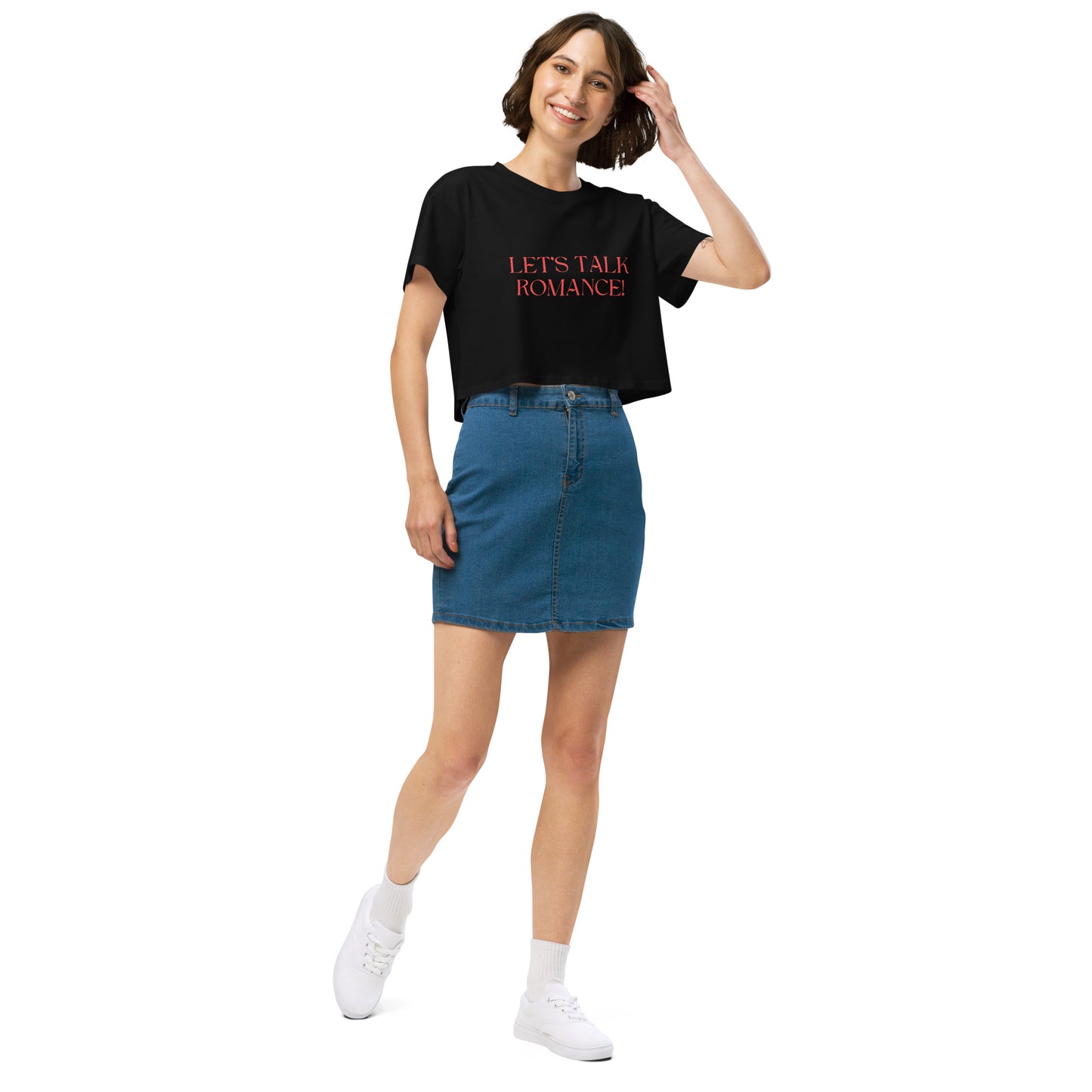 Let's Talk Romance! Women’s Crop Top