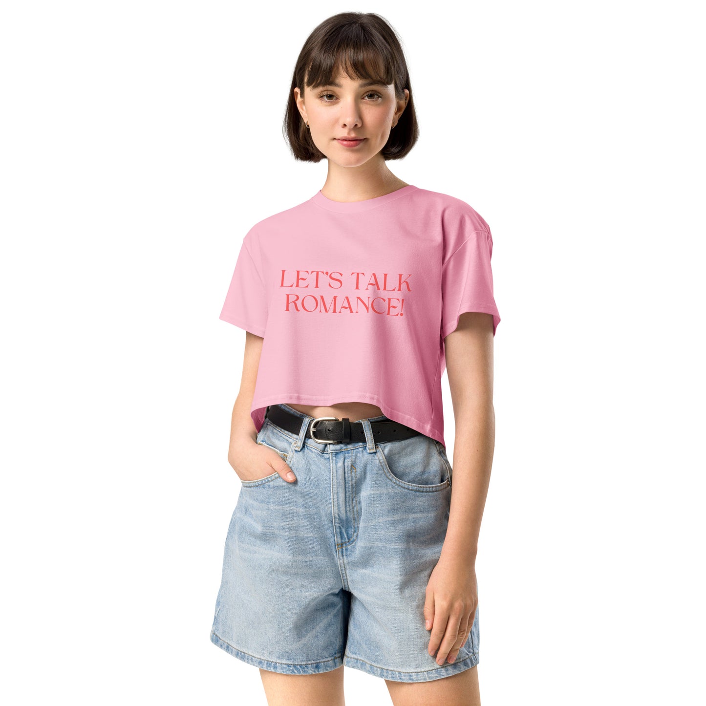 Let's Talk Romance! Women’s Crop Top