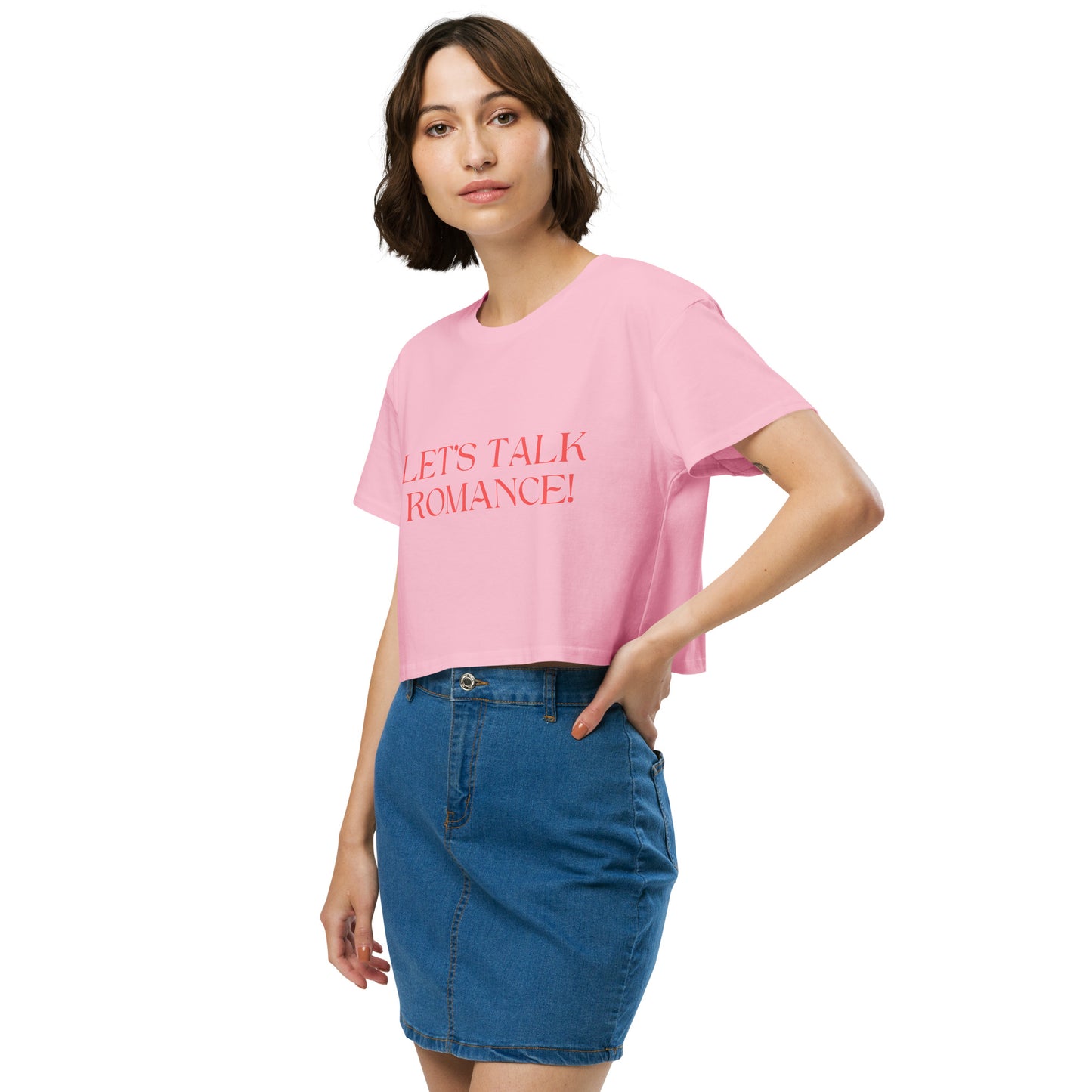 Let's Talk Romance! Women’s Crop Top