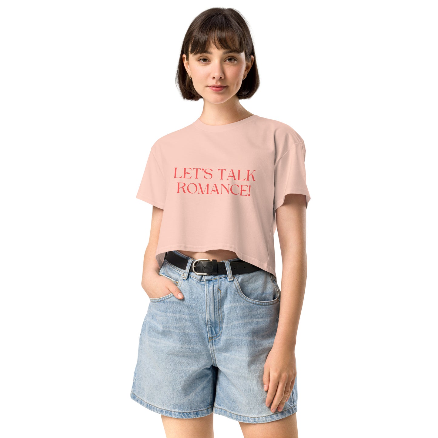 Let's Talk Romance! Women’s Crop Top