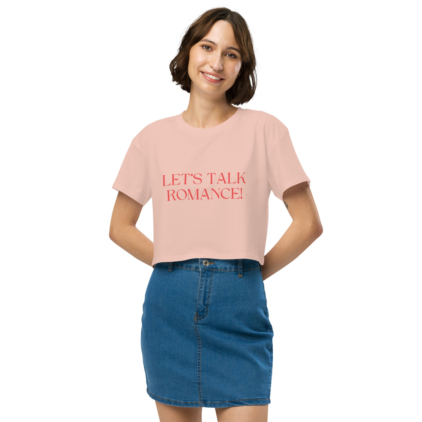 Let's Talk Romance! Women’s Crop Top