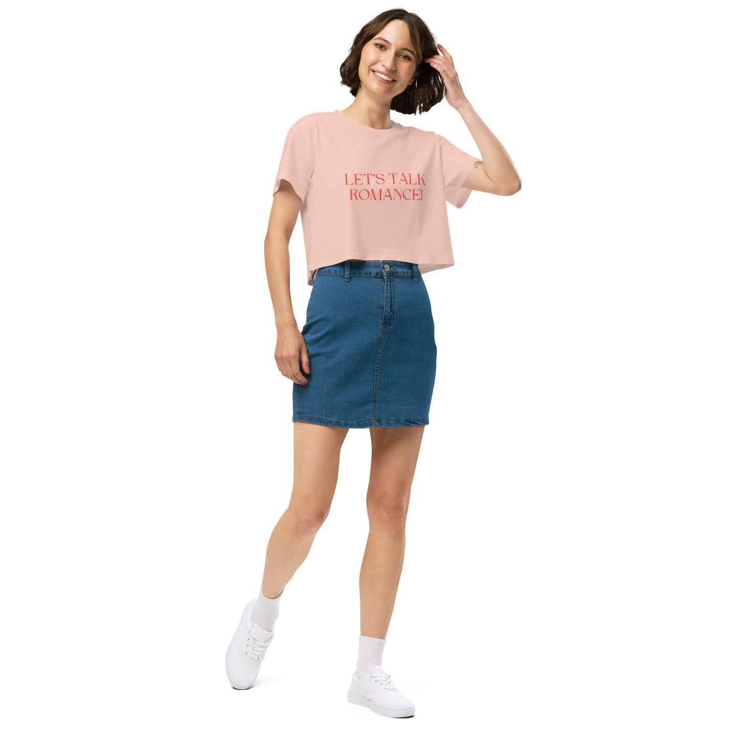 Let's Talk Romance! Women’s Crop Top